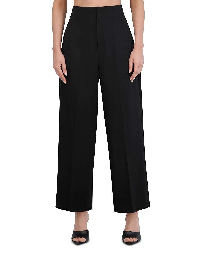 Bcbgmaxazria Cropped High Waist Pants Cover