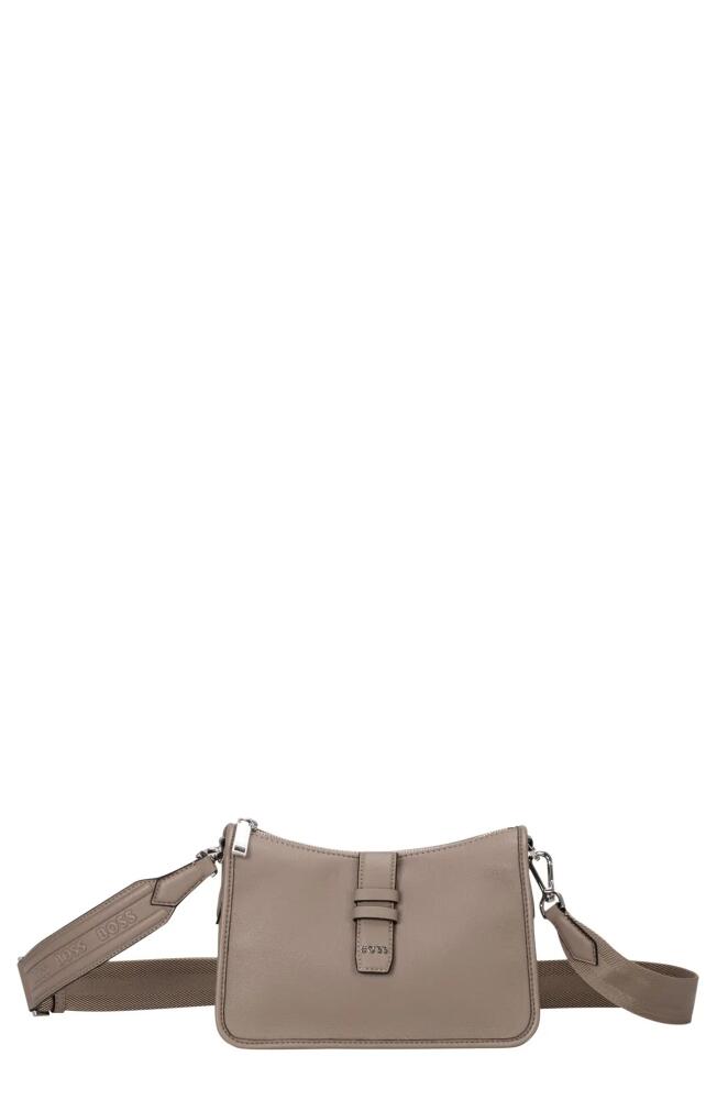 BOSS Maddie Crossbody Bag in Medium Beige Cover