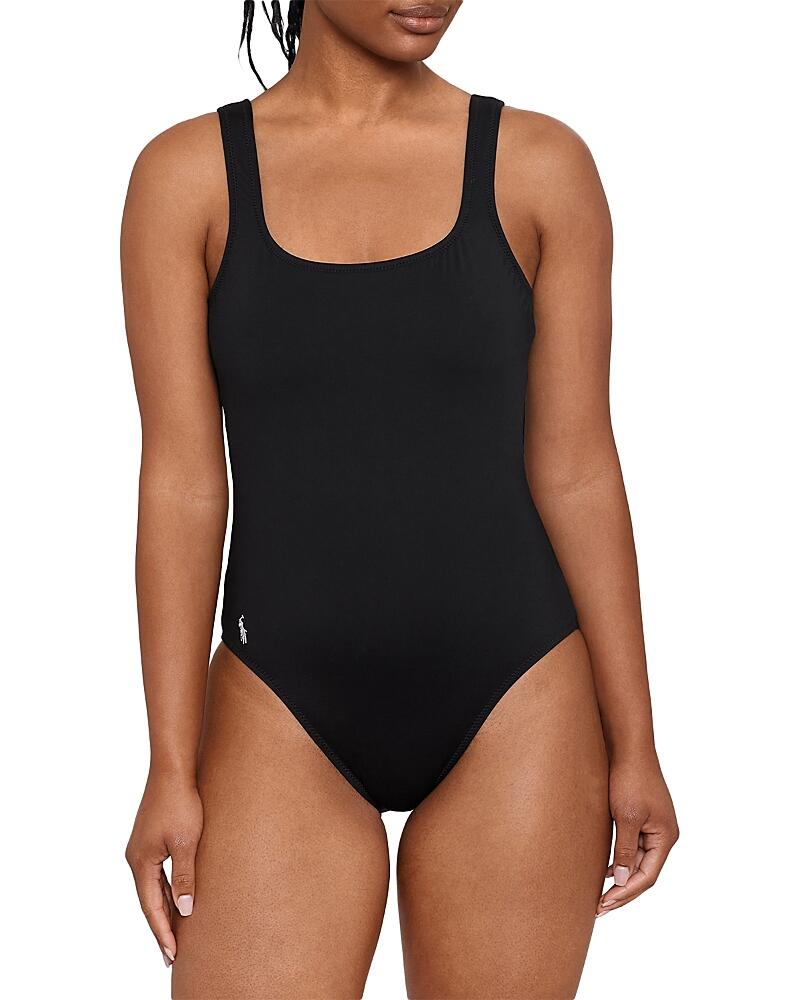 Polo Ralph Lauren Martinique Signature Solids One Piece Swimsuit Cover