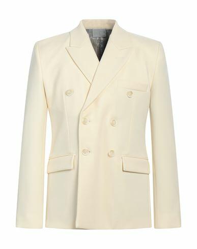 Vtmnts Man Blazer Beige Virgin Wool, Elastane Cover