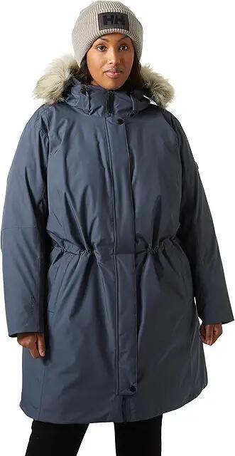 Helly Hansen Plus Size Senja Parka (Alpine Frost) Women's Coat Cover