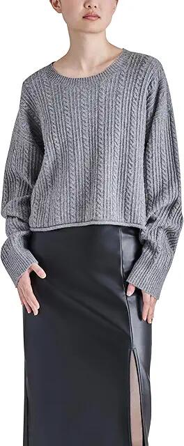 Steve Madden Aerin Sweater (Heather Grey) Women's Clothing Cover