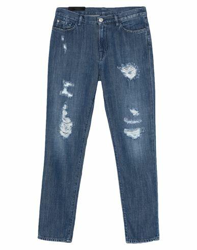 My Twin Twinset Woman Jeans Blue Cotton, Lyocell Cover