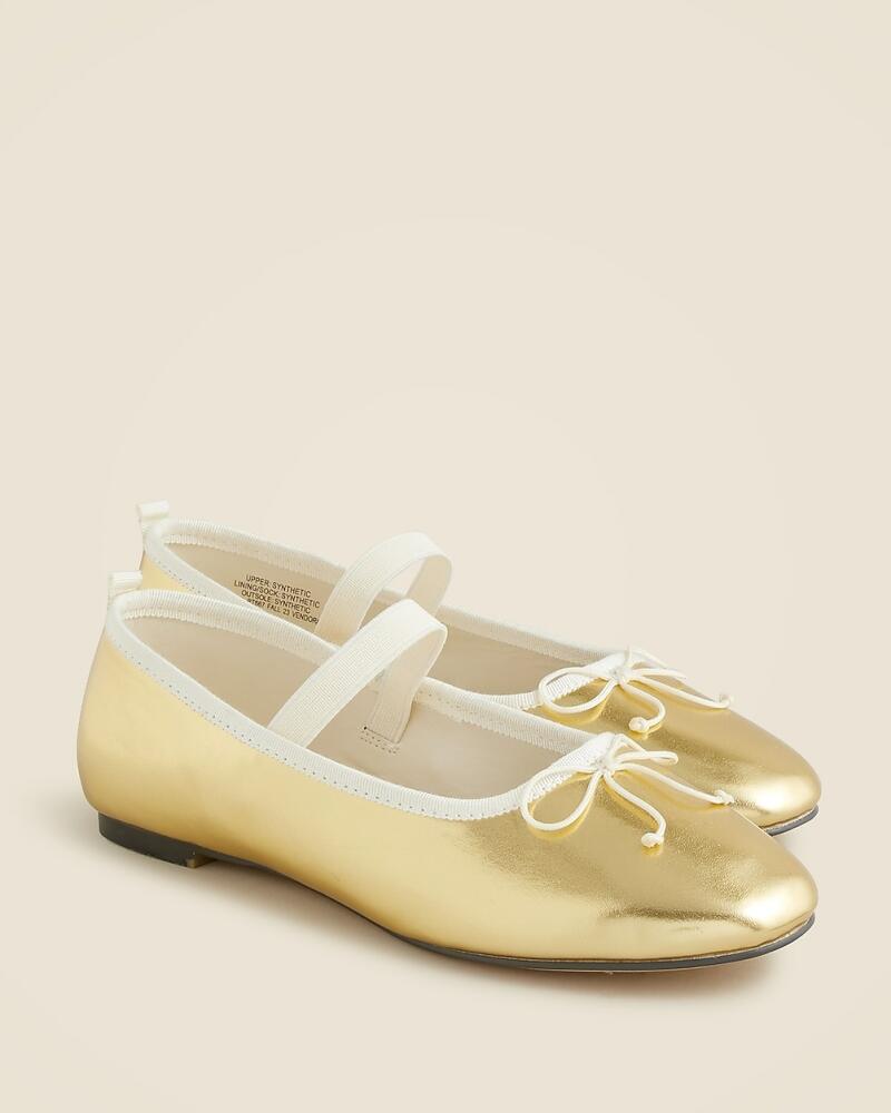 J.Crew Girls' strappy ballet flats Cover