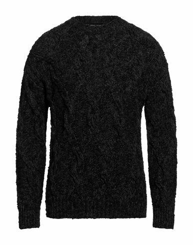 Roberto Collina Man Sweater Steel grey Merino Wool, Polyamide Cover