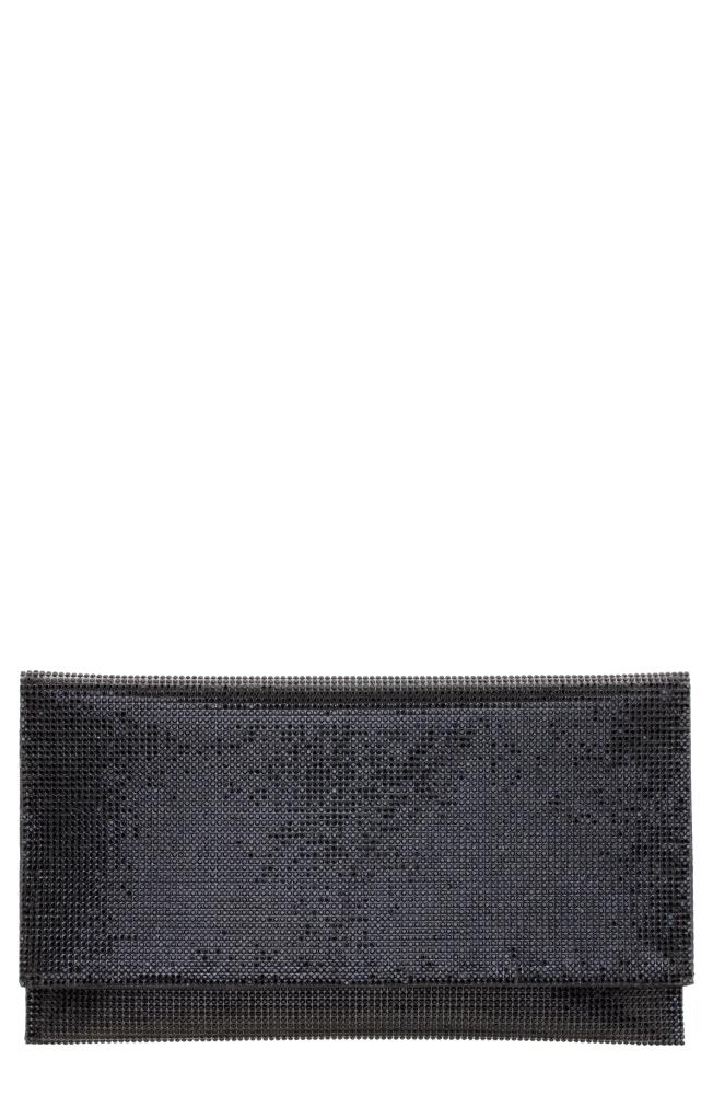 Nina Crystal Clutch in Black Cover