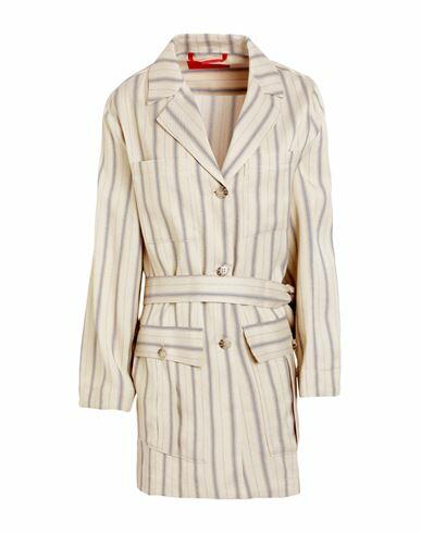 Max & co. Inn Woman Jacket Beige Viscose, Linen Cover