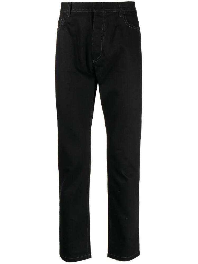 Nicolas Andreas Taralis five-pocket skinny-cut trousers - Black Cover