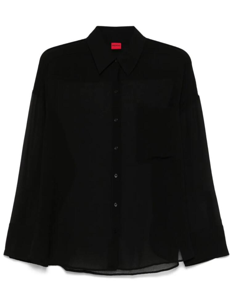 HUGO sheer shirt - Black Cover