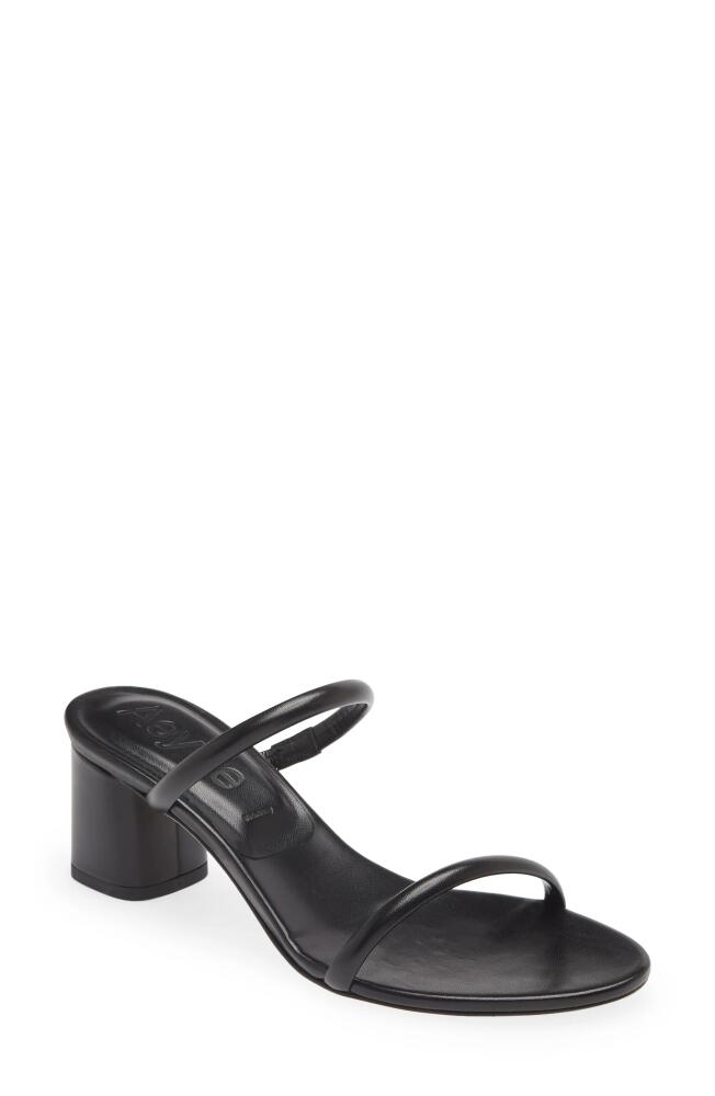 aeyde Anni Slide Sandal in Black Cover