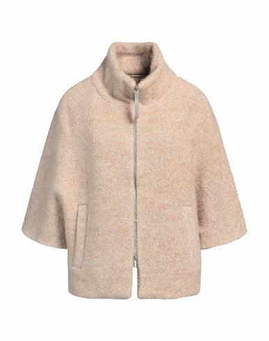 Fabiana Filippi Woman Cape Beige Virgin Wool, Alpaca wool, Polyamide, Cashmere Cover