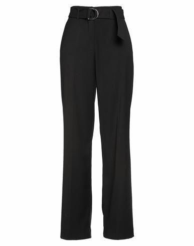 Nenette Woman Pants Black Polyester, Viscose, Elastane Cover