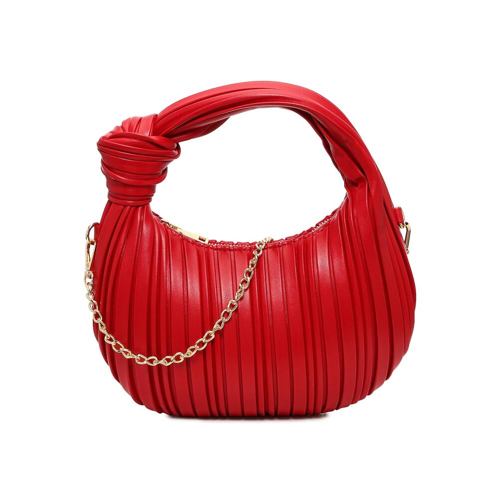 Kelly & Katie Pleated Knotted Hobo Bag | Women's | Red Cover