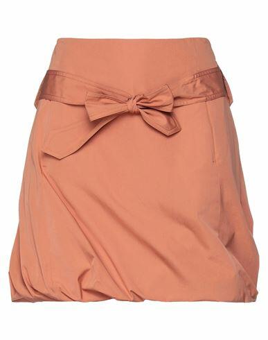 Ferragamo Woman Mini skirt Tan Cotton Cover