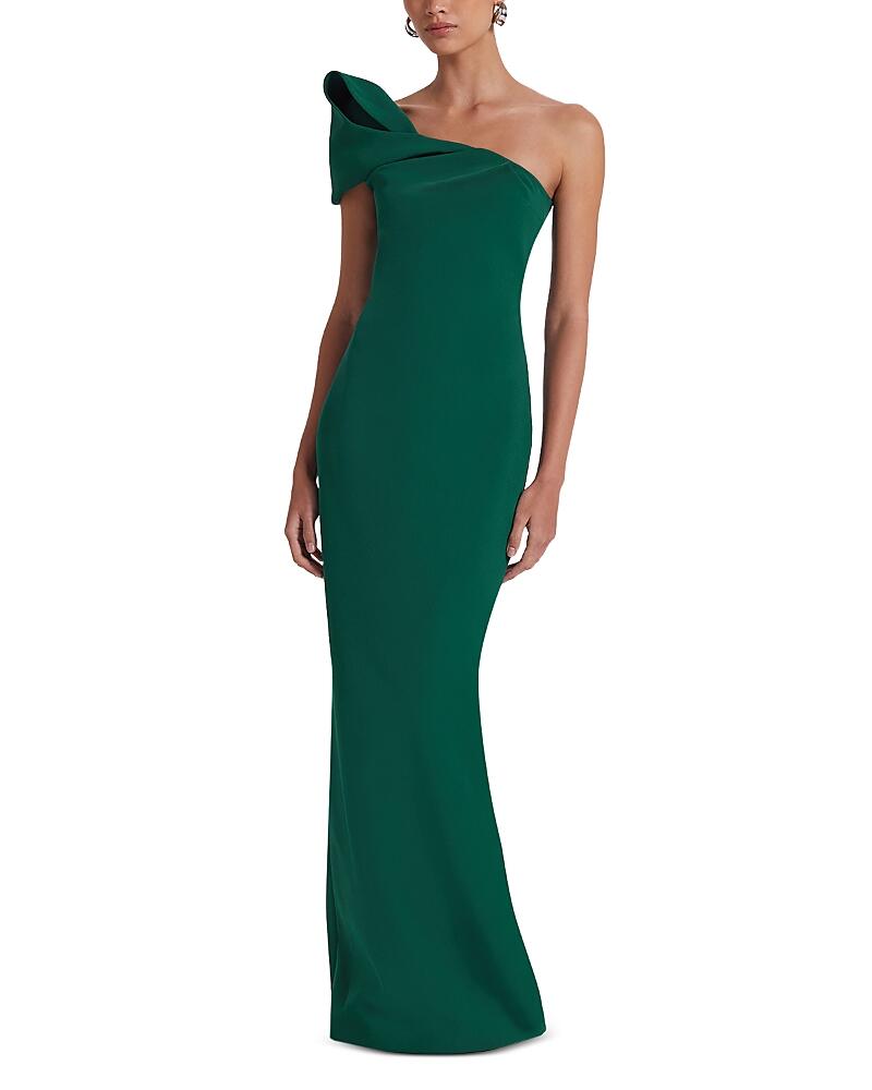 Safiyaa Blanchette One Shoulder Gown Cover