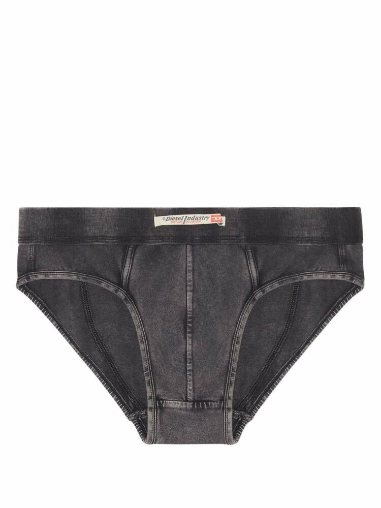 Diesel Umbr-Andre-H logo-appliqué briefs - Black Cover