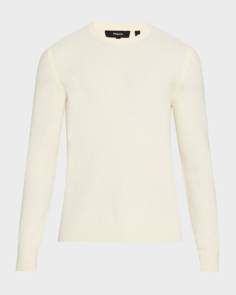 Theory Men's Honeycomb Wool Sweater Cover