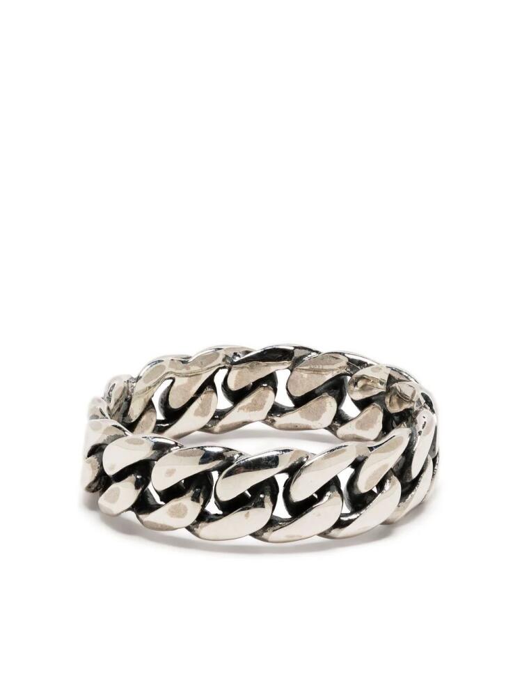 Emanuele Bicocchi chain-link ring - Silver Cover