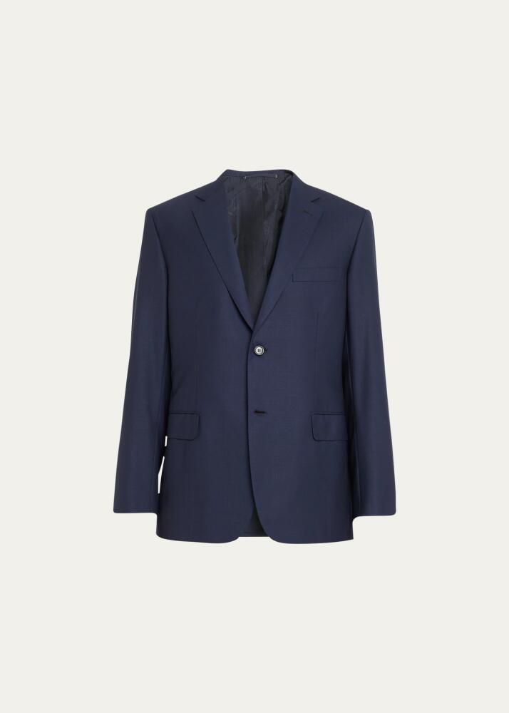 Brioni Men's Ravello Wool Two-Button Sport Coat Cover