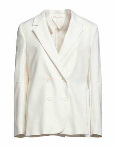 Seventy Sergio Tegon Woman Blazer Ivory Cotton, Polyamide, Elastane Cover