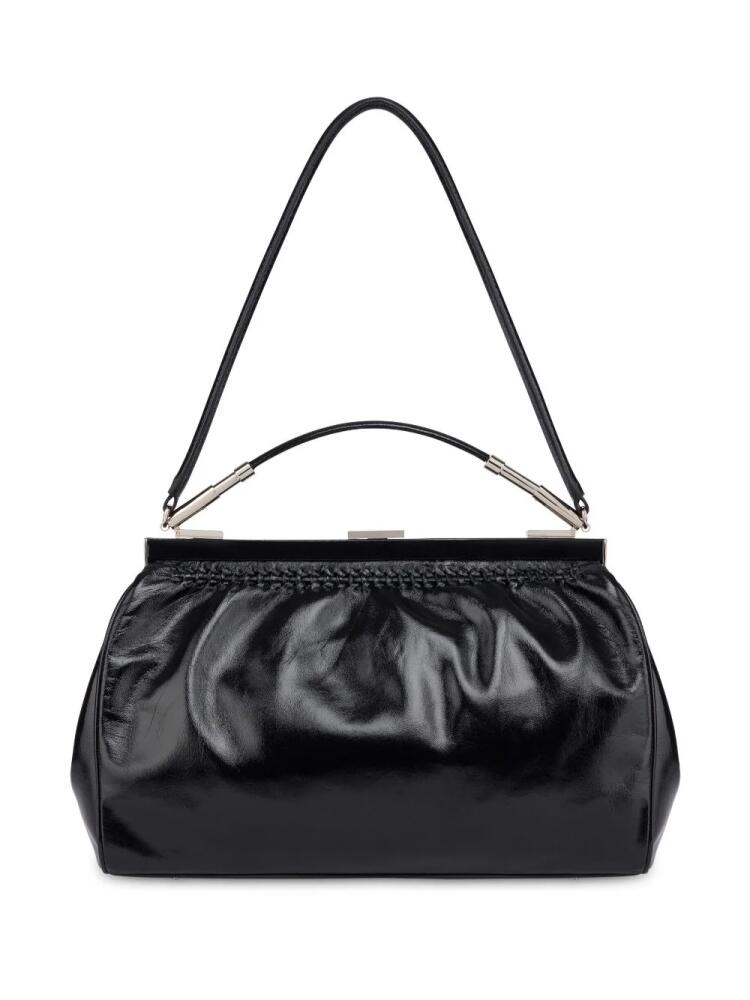 Alberta Ferretti leather tote bag - Black Cover