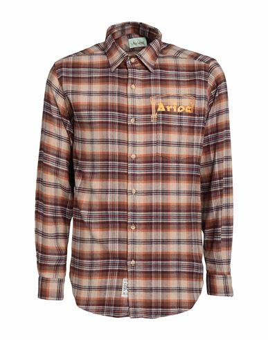 Aries Man Shirt Brown Cotton Cover