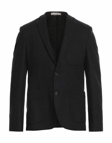 Cc Collection Corneliani Man Blazer Midnight blue Wool, Polyester, Acrylic Cover