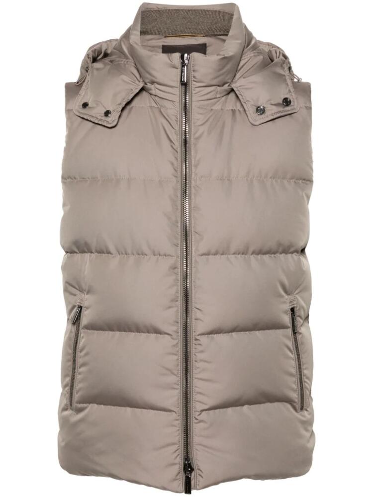 Moorer Fire SKT padded gilet - Grey Cover