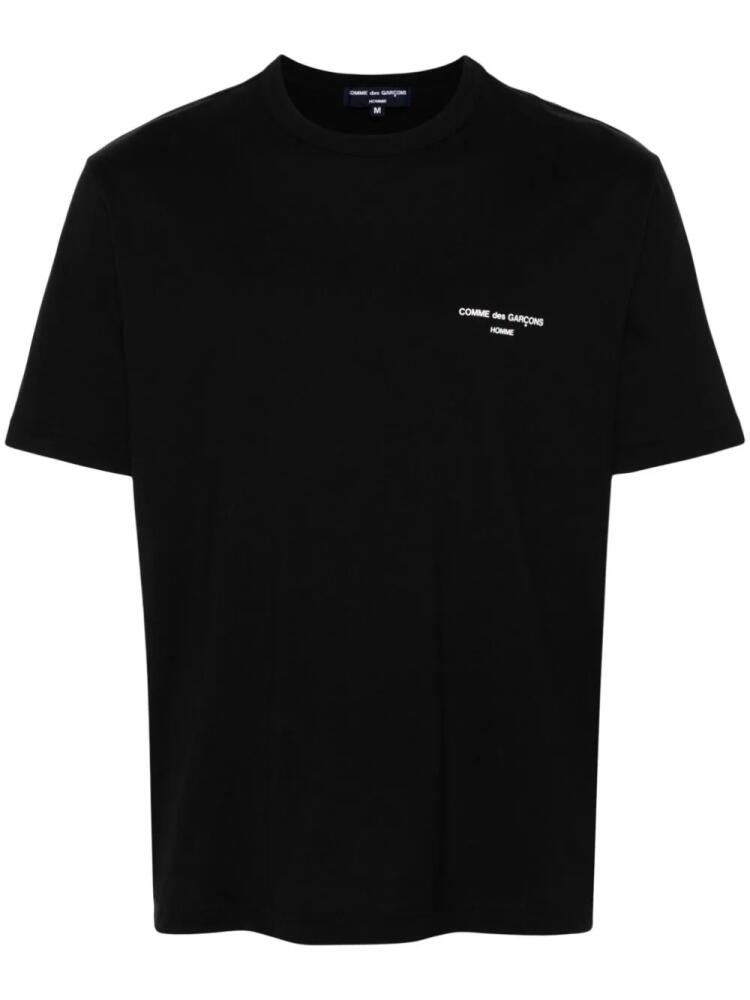 Comme des Garçons Homme logo-print T-shirt - Black Cover