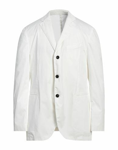 Trussardi Man Blazer White Cotton Cover