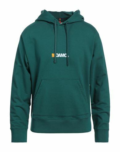 Oamc Man Sweatshirt Dark green Cotton Cover