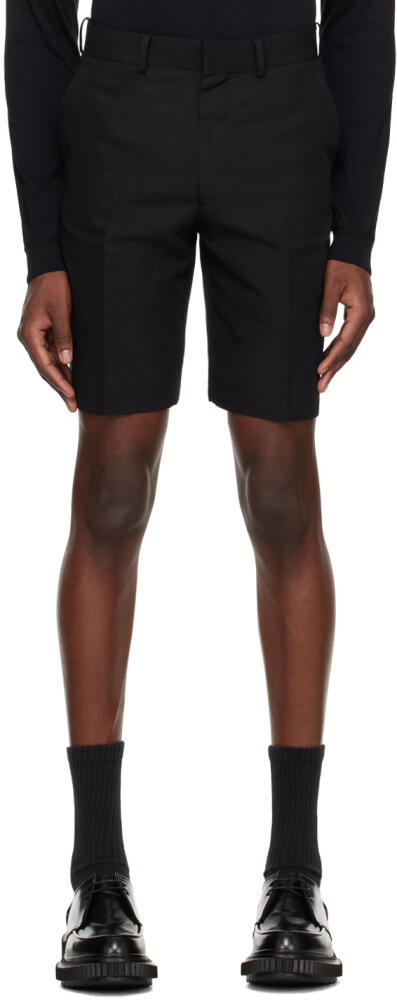 AURALEE Black Hard Twist Finx Shorts Cover