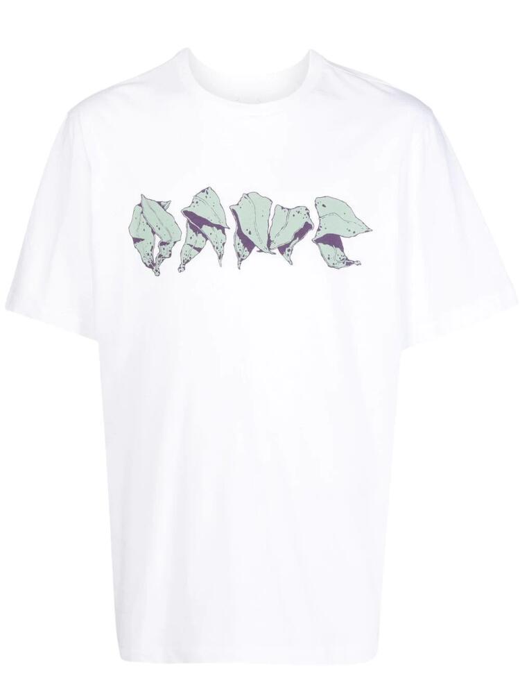 OAMC logo-print short-sleeved T-shirt - White Cover