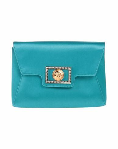 Versace Woman Handbag Deep jade Textile fibers Cover