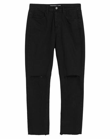 Massimo Rebecchi Woman Jeans Black Cotton, Elastane Cover