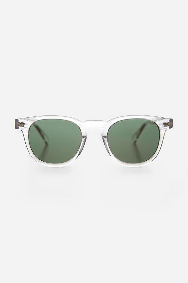 Sunglass Museum Benson Polarized Sunglasses in Clear/Green Cover