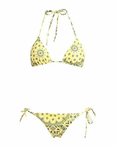 Smmr Woman Bikini Yellow Polyamide, Elastane Cover