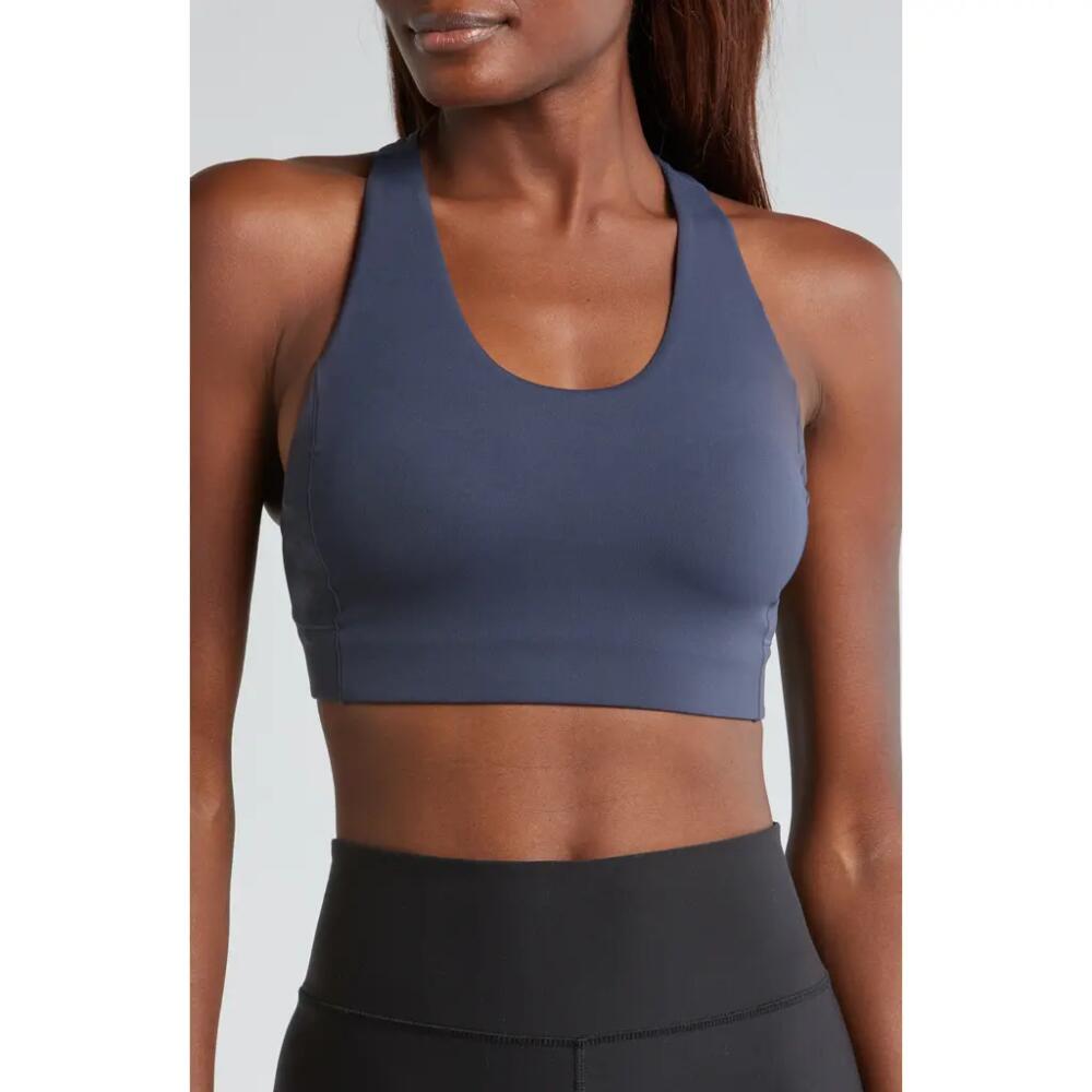 Rhone Revive Longline Sports Bra in Navy Blue Cover