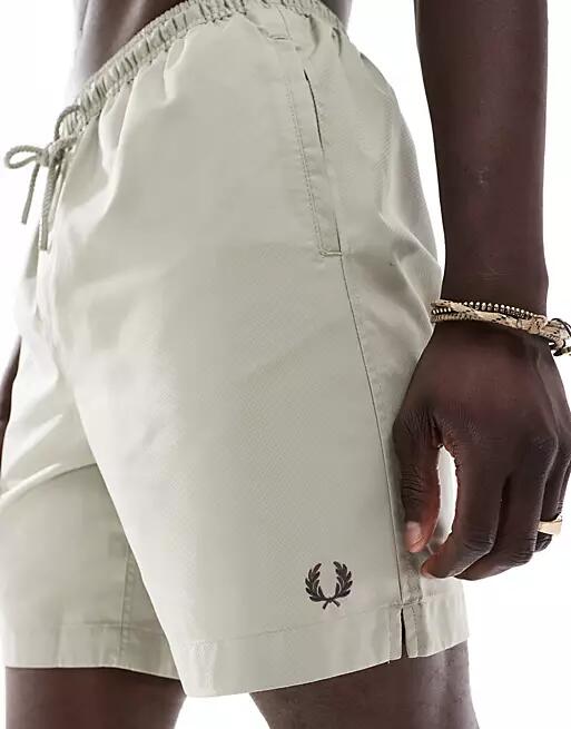 Fred Perry classic swimshort in beige-Neutral Cover