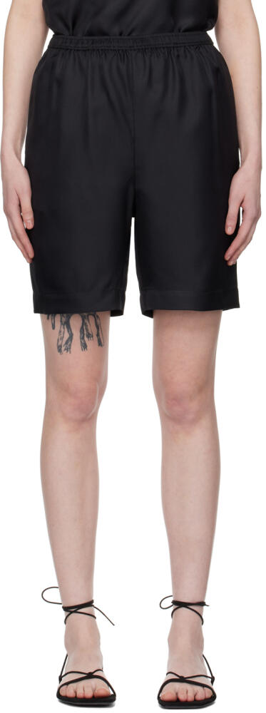 Loulou Studio Black Zinia Shorts Cover