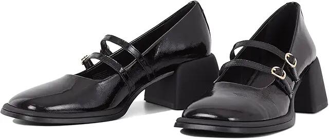 Vagabond Shoemakers Ansie Patent Leather Double Band Mary Jane (Black) Women's Shoes Cover