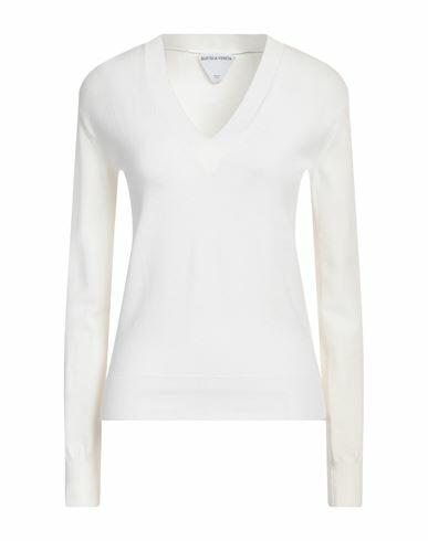 Bottega Veneta Woman Sweater Ivory Wool, Polyester Cover