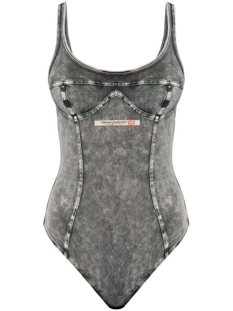 Diesel Ufby denim bodysuit - Grey Cover