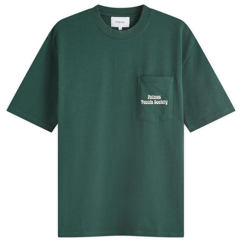 Palmes Men's Fifth Pocket T-Shirt in Dark Green Cover