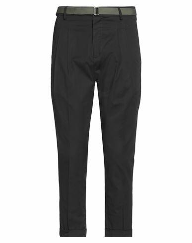 Low Brand Man Pants Black Cotton, Elastane Cover