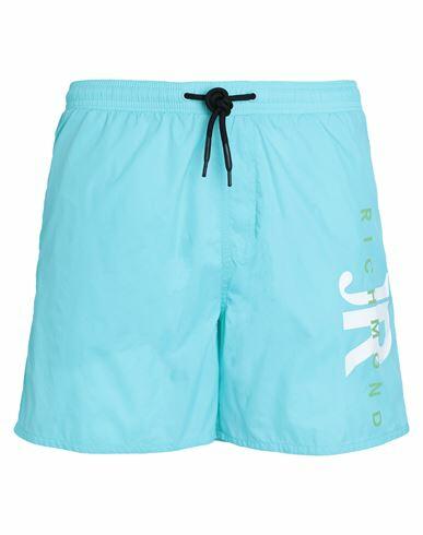 John Richmond Man Swim trunks Turquoise Nylon Cover