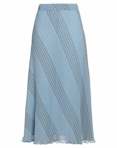 Ganni Woman Midi skirt Sky blue Polyester Cover