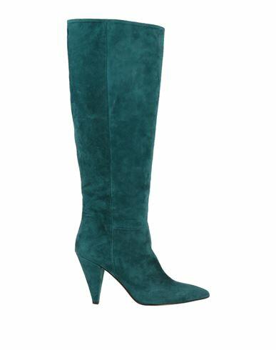 Ninni Woman Boot Deep jade Soft Leather Cover