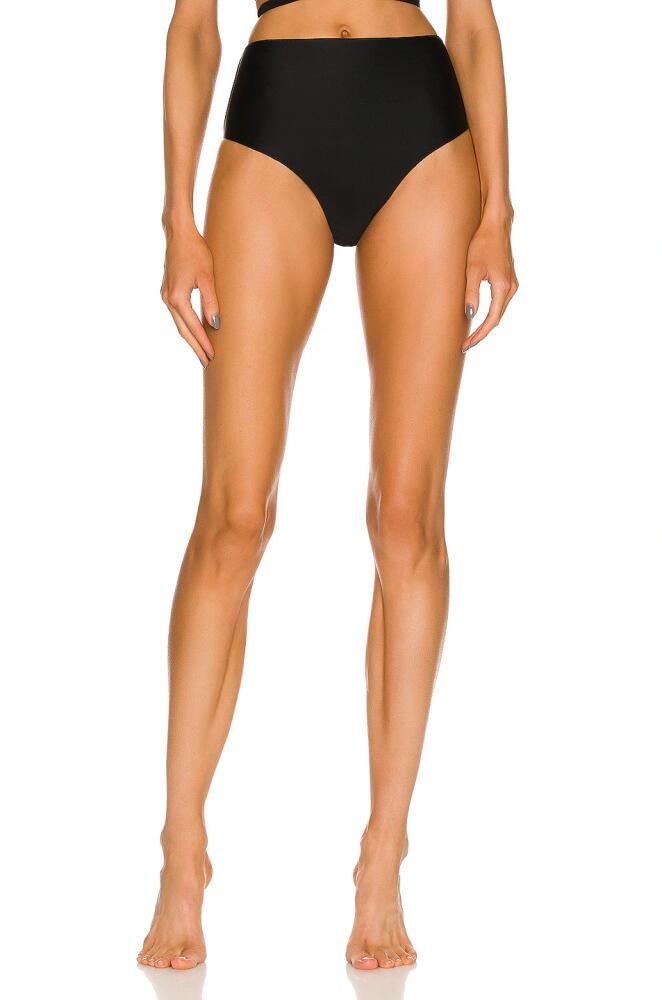 Matteau High Waist Bikini Bottom in Black Cover