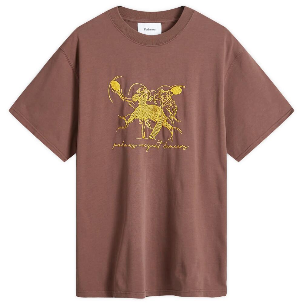 Palmes Men's Dancers T-Shirt in Brown Cover